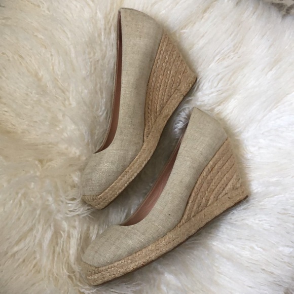 J Crew canvas espadrille wedges - Picture 2 of 8